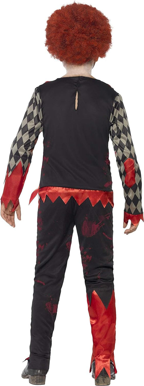 Zombie Clown Costume, Red & Green